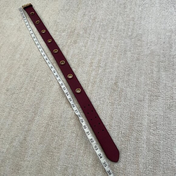 Burberry Leather Grommet Belt 30/75 Equestrian main image 5
